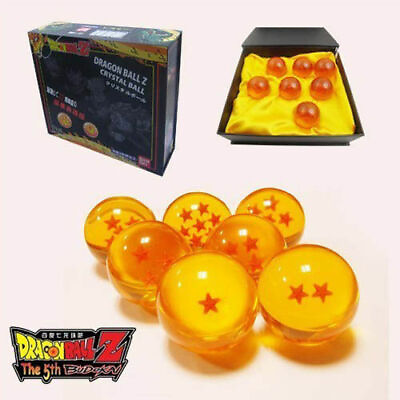 #ad New 7Pcs Stars Dragon Ball Z Crystal Balls Set Collection In Box 4.5 cm $21.99