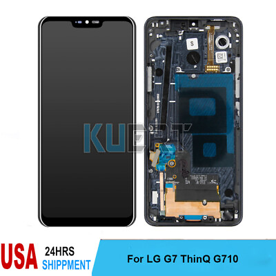 #ad OEM For LG G7 ThinQ G710 Display LCD Touch Screen Digitizer Frame Assembly $34.03