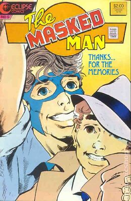 #ad Masked Man #9 VG 1986 Stock Image Low Grade $3.00