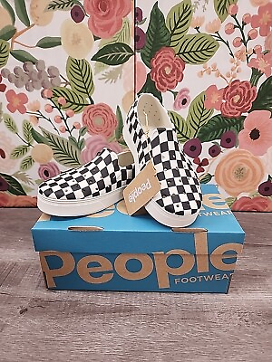 #ad People Footwear THE SLATER Kids Graphic Checker White Children#x27;s Shoes Size C10 $25.99