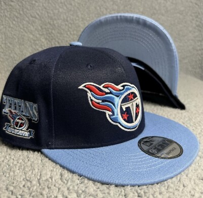 #ad Tennessee Titans Hat Cap Snapback Blue New Era AFC South Patch NFL Football Logo $21.99