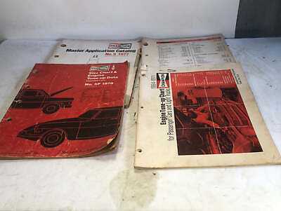 #ad #ad 1970s vintage Champion parts catalogs and tune up data x4 $12.00