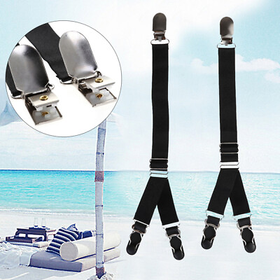 #ad Adjustable Elastic Belts for High Stockings Black $10.19