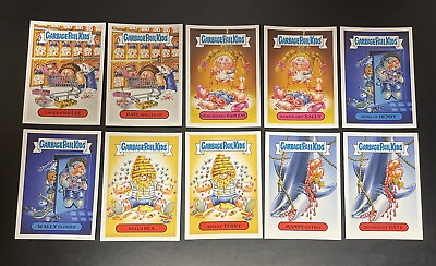 #ad 2019 GPK Garbage Pail Kids COMPLETE SET of 10 Horror Victims Cards $7.99