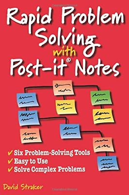 #ad Rapid Problem Solving with Post It Notes Straker David Paperback Good $4.27