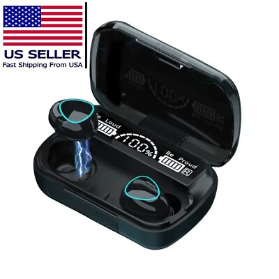 #ad Wireless Earbuds Bluetooth 5.3 Waterproof Touch Control Long Battery Life $12.49