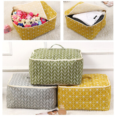 #ad Clothing Storage Bags Home Sundries Organizer Toys Container Holder Storage Bags $8.09