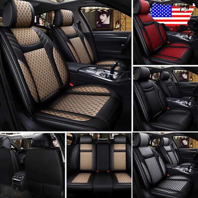 #ad US Auto Car LeatherFlax Seat Covers For Mazda 3 6 CX 5 CX 7 Tribute Universal $59.90