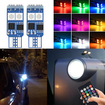 #ad RGB Side Mirror Puddle Spot lights LED Bulbs for 2007 2014 Toyota FJ Cruiser $11.89