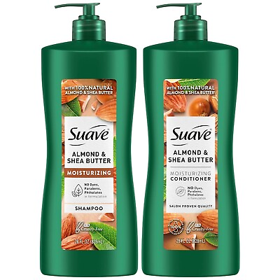 #ad 2 Pack Suave Almond amp; Shea Butter Moisturizing Shampoo amp; Conditioner 28 Oz Each $19.99