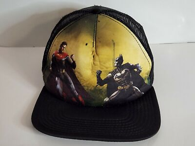 #ad DC Comics Batman Superman Snapback Hat Cap Injustice Official Genuine ADULT $8.99