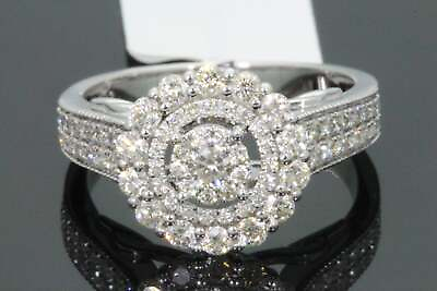 #ad 10K WHITE YELLOW GOLD 1.25 CARAT WOMEN REAL DIAMOND ENGAGEMENT RING WEDDING RING $520.00
