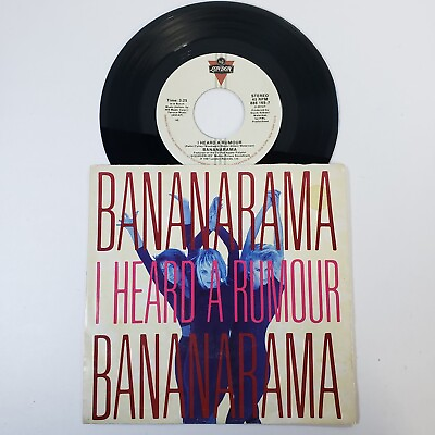 #ad Bananarama quot;I Heard A Rumourquot; 45 Vg Tested Jukebox Picture Sleeve $9.81
