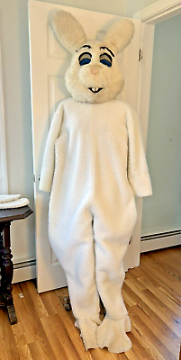 #ad Professional Quality Easter Bunny Costume Mascot Cosplay Fur Body Head Hand Feet $59.99