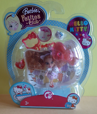 #ad Barbie Mini Petites Club N.86 Hello Kitty Package Not Perfect $15.71
