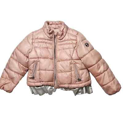 #ad Michael Kors puffer jacket toddler girls sz 3T pink $18.80