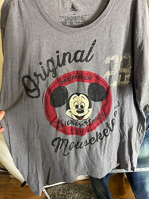 #ad Disney Original Mickey Mouse Mousekteer TEE T SHIRT 2XL XXL $13.50