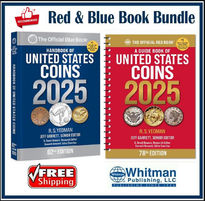 #ad New 2025 Official Red Book Price Guide United States US Coin Blue Books DEAL $31.65