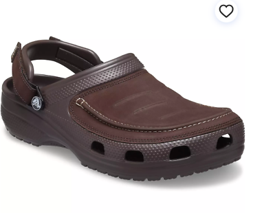 #ad Crocs Classic Yukon Vista II Literide Clog Size 8 Vegan Leather Adjustable Strap $29.99