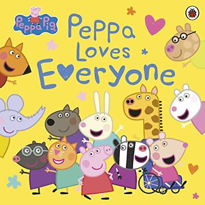 #ad Peppa Pig: Peppa Loves Everyone by Peppa Pig Paperback softback Book The Fast $7.84