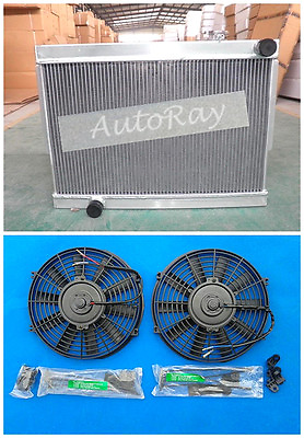 #ad 3 Rows Aluminum Radiator amp; Fans for Torana LJ LC LH LX V8 with holden engine MT AU $184.00