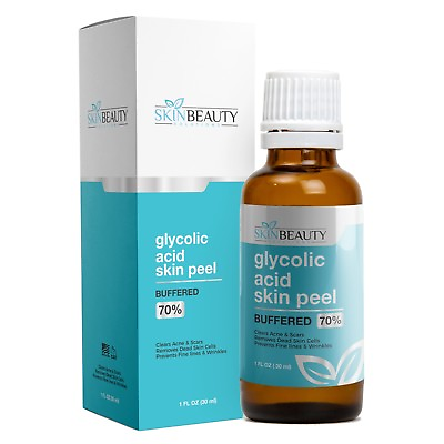 #ad GLYCOLIC ACID BUFFERED Skin Face Chemical Peel 35% 50% 70% Acne Wrinkles Pores $89.00