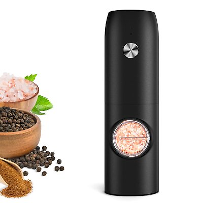 #ad Electric Salt and Pepper Grinder Automatic Rechargeable Salt Pepper Mill Gri... $28.04