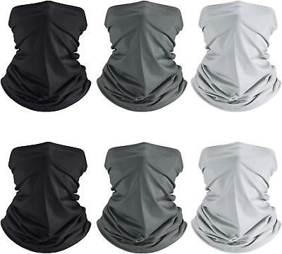 #ad 6 Pieces Summer UV Protection Cooling Neck Gaiter Face Clothing Neck Gaiter Scar $27.08