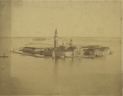 #ad Italie Venise Isola San Giorgio Vintage albumen print. Tirage albuminé 2 EUR 79.00