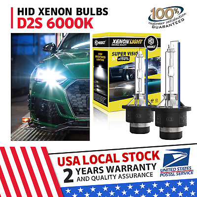 #ad 2x D2S 6000K Blue HID Xenon Headlight Light Bulb OEM Replacement For BMW Audi VW $19.59