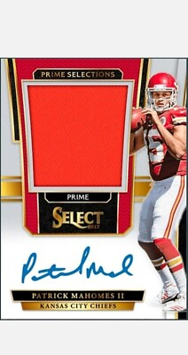 #ad 2017 Panini Select Rookie Patch Autograph Patrick Mahomes RC RPA Digital Card $20.00