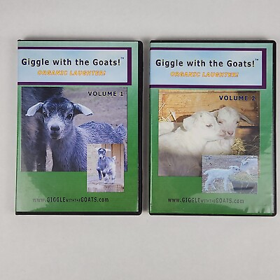 #ad Giggle with The Goats Organic Laughter Volume 1 amp; 2 DVD 2010 Ages 2 102 $36.57