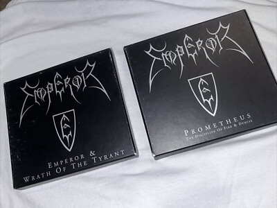 #ad Emperor Wrath of the Tyrant CD amp; Prometheus Candlelight Box Set Rare Black Metal $49.99
