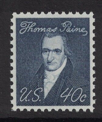 #ad Scott 1292 Thomas Paine Prominent Americans Series MNH 40c 1968 mint $1.29
