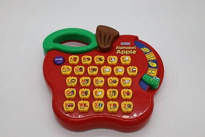#ad VTech Alphabet Apple Learning Letters Educational Toy Letter Sounds Music amp; More $20.00