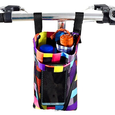 #ad Canvas Bike Basket Storage Bag Front Basket Motorcycles Scooters Waterproof $6.21