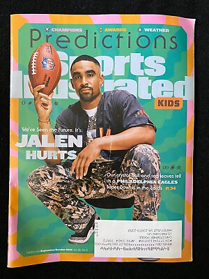 #ad Sports Illustrated Kids Magazine 2023 September October Jalen Hurts $12.99