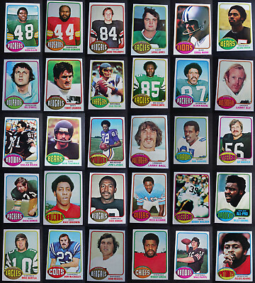 #ad 1976 Topps Football Cards Complete Your Set You U Pick From List 201 400 $1.99