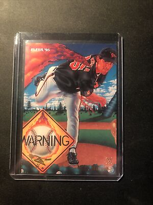 #ad 1995 Fleer Pro Visions Baltimore Orioles Baseball Card #1 Mike Mussina $40.00