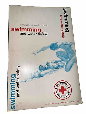 #ad First Edition: Swimming and Water Safety Textbook by Red Cross Staff 1968 $40.00