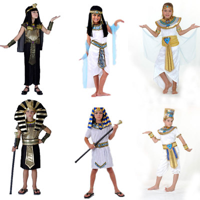 #ad Halloween Boy Girl Egypt Egyptian Pharaoh Cleopatra Prince Princess Costume Kids $14.98