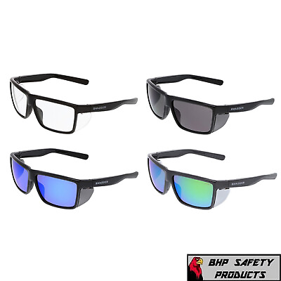 #ad #ad MCR SWAGGER SR2 SAFETY GLASSES SUNGLASSES WITH DETACHABLE SIDE SHIELDS 1 PAIR $12.95