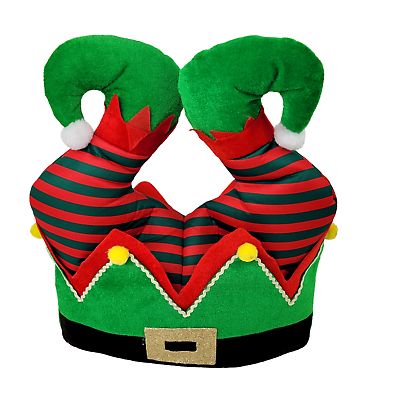 #ad Joyin Christmas Elf Novelty Hat One Size $9.99