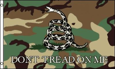 #ad 3#x27;x5#x27; Don#x27;t Tread on Me Camouflage Flag Gadsden USA Patriotic Revolution 3X5 $8.88