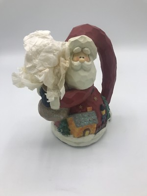 #ad Vintage Happy Holidays Decor LED Light Up Santa Claus Christmas Light Lamp 12quot; $24.31