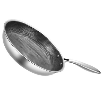 #ad Stainless Steel Omelette Pan Work 10 Inch Frying Nonstick Pans $37.95