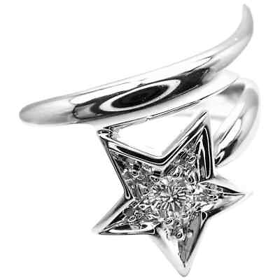 #ad Gorgeous High Polished 935 Argentium Silver With Round Cut CZ Star Fashion Band $142.56