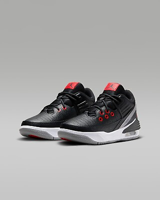 #ad Air Jordan Max Aura 5 DZ4352 061 Older Kids Black White Basketball Shoes NR4814 $99.99