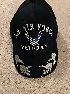 #ad U.S. AIR FORCE Hat USAF Military Logo Embroidery Official Licensed Baseball Cap $11.69