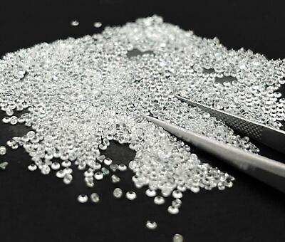 #ad Loose CVD Lot Lab Grown Diamond 0.80 mm Round D IF Certified Diamond $22.24
